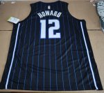 Maillot de Basket #12 Howard Orlando Magic Noir